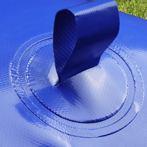 Bolsa de Água Drado Portátil com Torneira de Esfera em PVC, Dobrável e Espessa para Armazenamento e Transporte de Líquidos no Jardim