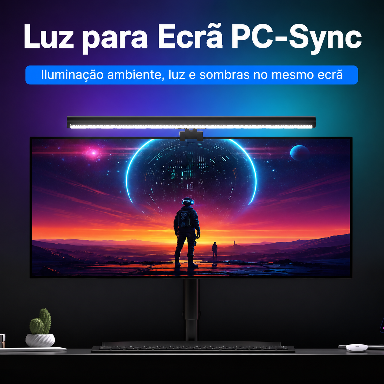 Barra de Luz LED para Monitor MIWATT 40 cm