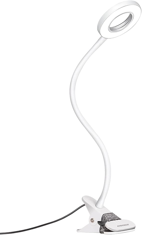 Candeeiro de Leitura LED com Abraçadeira, Pescoço Flexível