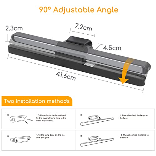 Aigostar Luz LED Magnética Ajustável USB 4000K