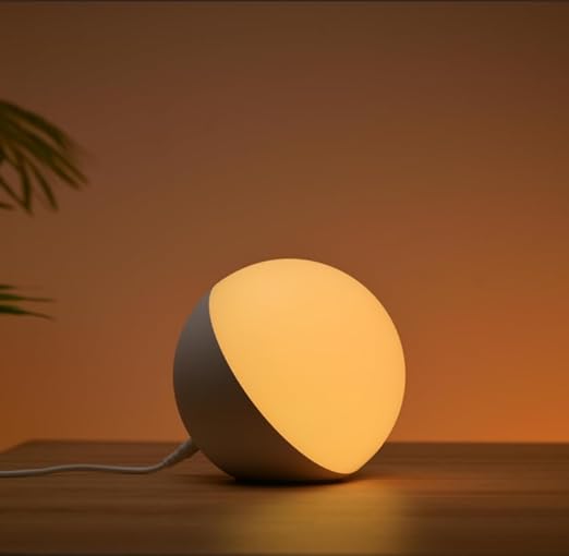Candeeiro de Mesa Inteligente Hifree – Compatível com Alexa e Google Home, RGB Regulável e Luz Branca Ajustável