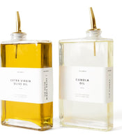 Conjunto de 2 Garrafas de Azeite e Vinagre