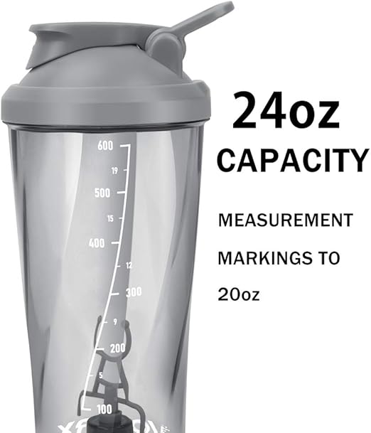 Shaker Elétrico VOLTRX VortexBoost 600 ml - Cor Branco