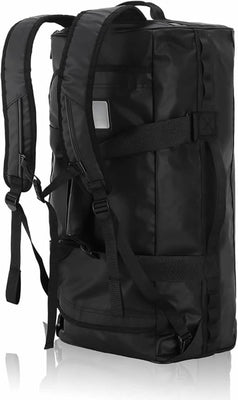 Haimont Mochila de Viagem Robusta – Saco de Desporto Grande 90L, Resistente à Água, com Alças Acolchoadas Multifuncionais, Preto