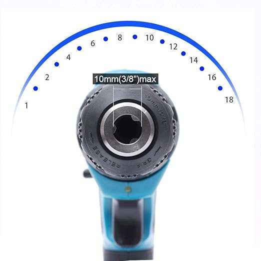 Aparafusadora Sem Fios Katsu 18V – Kit Completo com Acessórios (Para Trabalhos Leves)