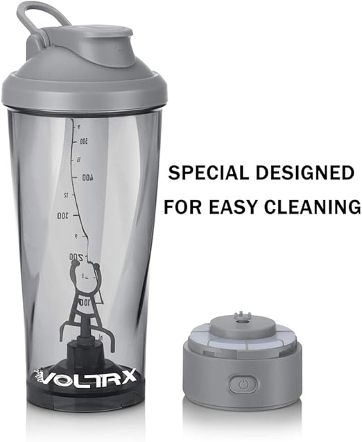 Shaker Elétrico VOLTRX VortexBoost 600 ml - Cor Branco