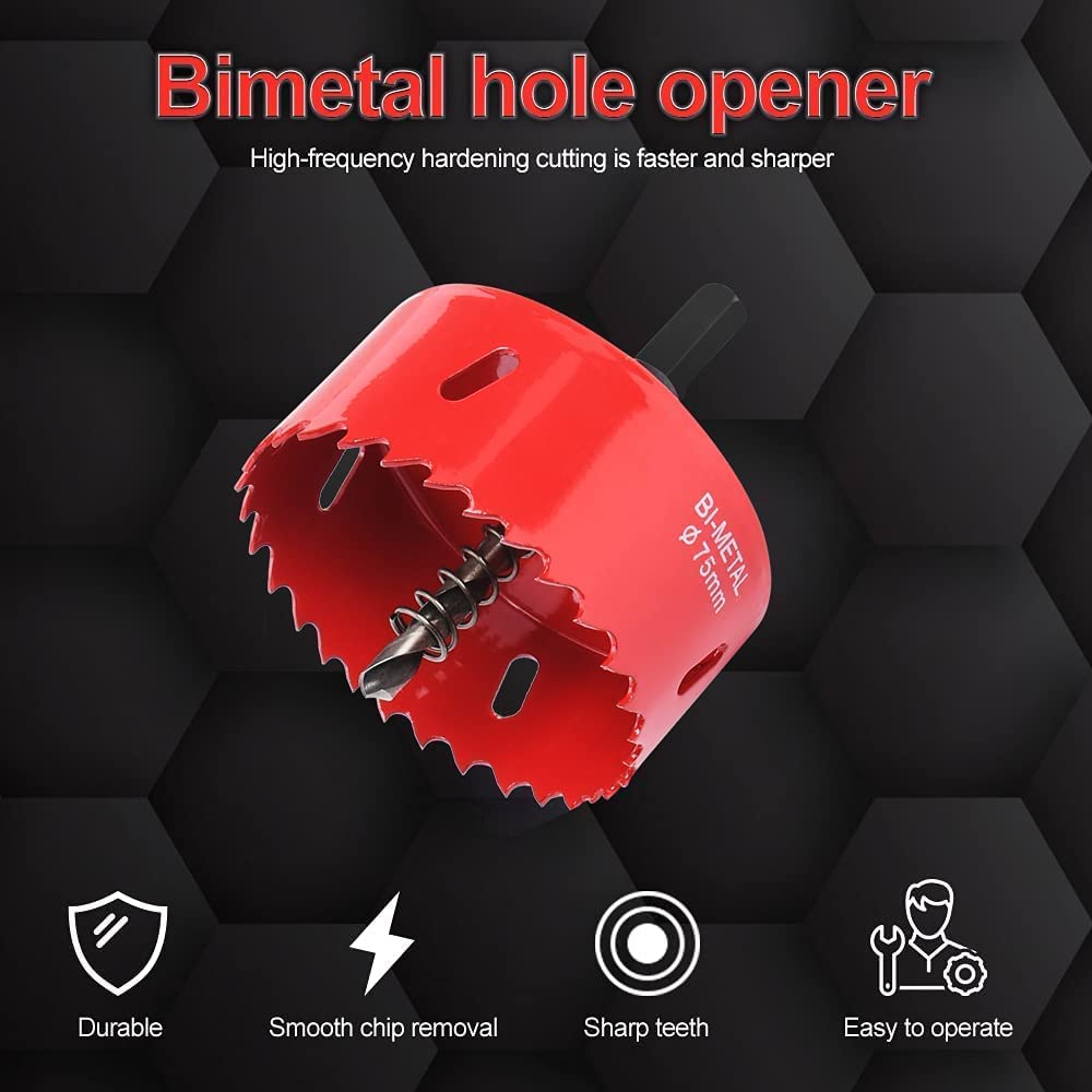 Kit de Serras Craneanas Bimetálicas Flintronic M42 – 13 Peças