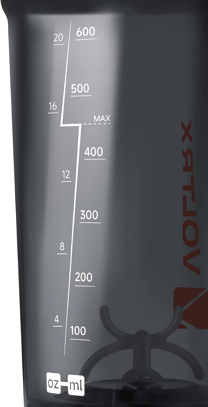 Shaker Elétrico VOLTRX Gallium USB-C – Mistura Silenciosa, 700 ml, Sem BPA