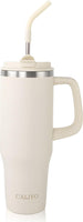 Garrafa Térmica CALIYO 1.2L em Aço Inoxidável 304 - Bege