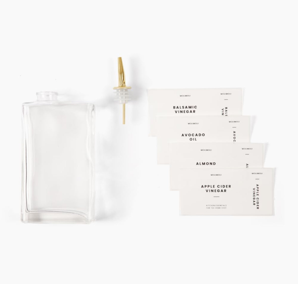 Conjunto de 2 Garrafas de Azeite e Vinagre