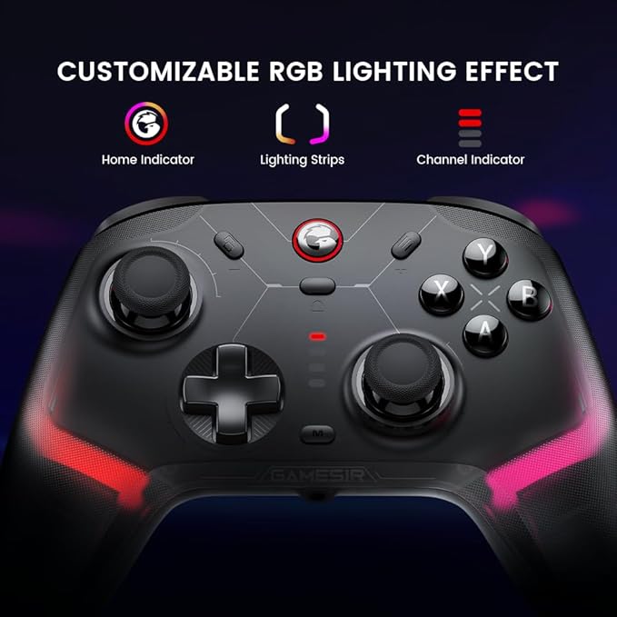 GameSir Cyclone 2 – Comando Sem Fios Multiplataforma (Bundle Shadow Black)