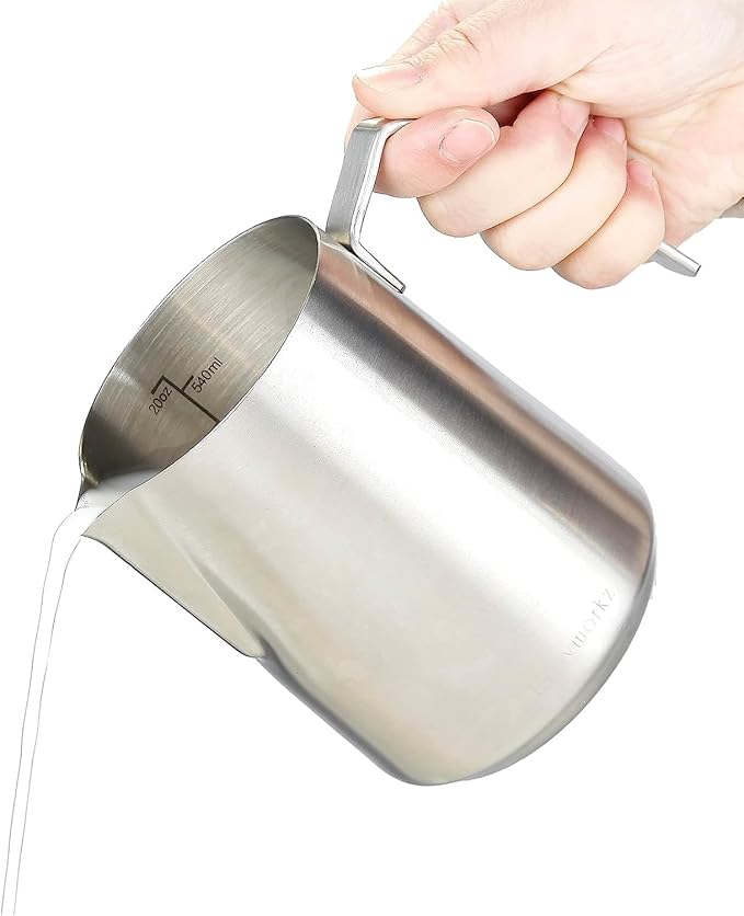Jarro para Espumar Leite Easyworkz 600 ml em Aço Inoxidável