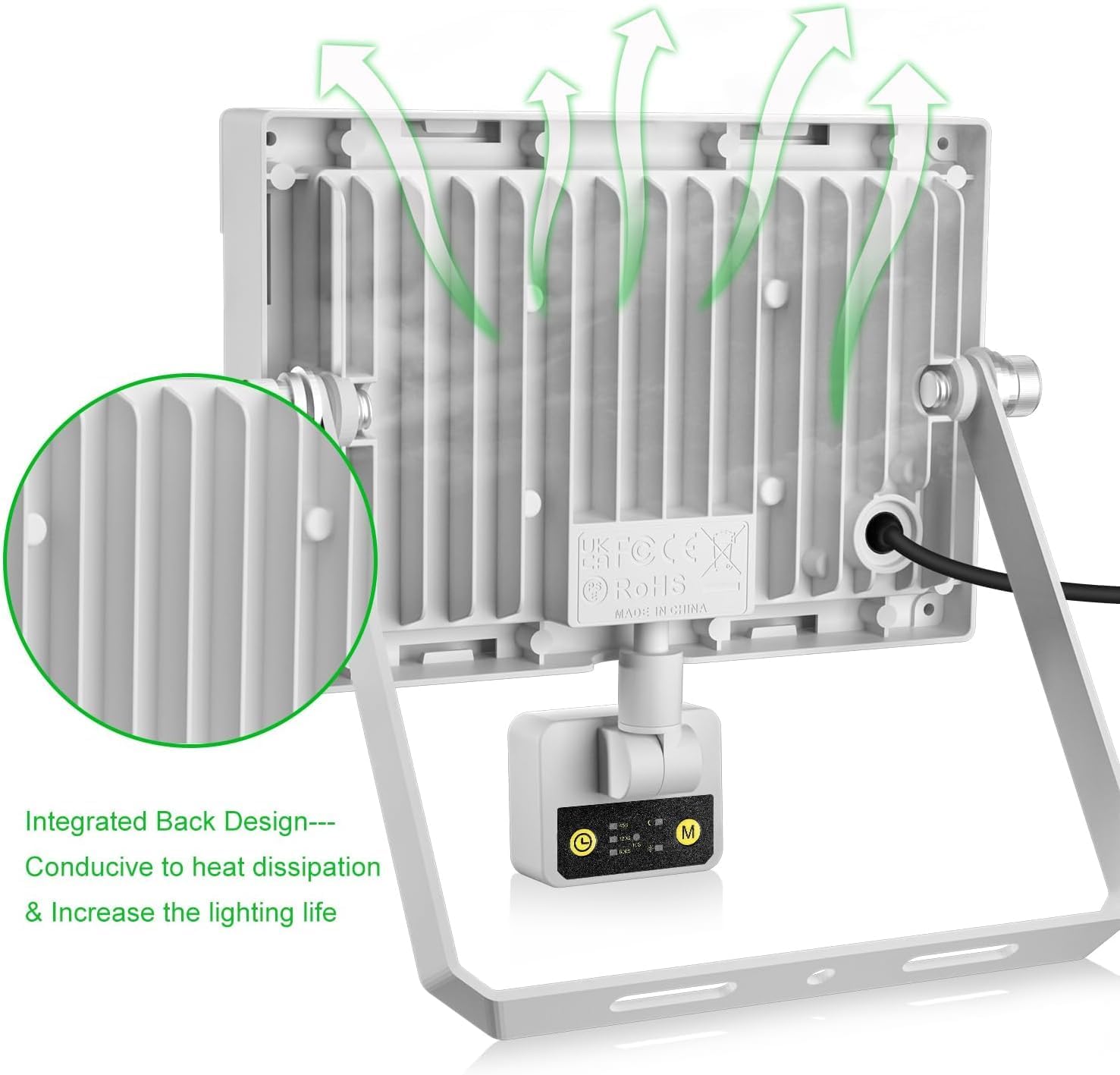 Projetor/Foco/Holofote LED 60W com Sensor de Movimento