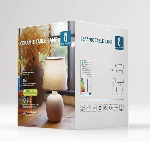 Lâmpada de Mesa base de Ceramica