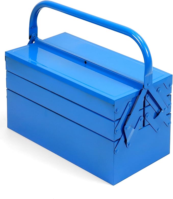 Caixa de Ferramentas Metálica 5 Compartimentos – 400 x 200 x 200 mm