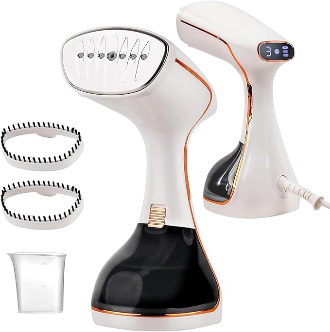 Ferro a Vapor Portátil 1800W OKYUK – Depósito 320 ml + 2 Escovas