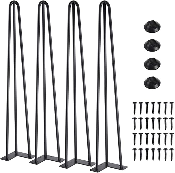 Conjunto de 4 Pés de Mesa Catalpa – 72 cm
