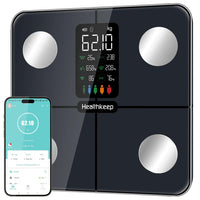 Balança Inteligente Healthkeep com Monitorização Corporal e Ritmo Cardíaco