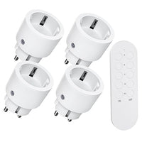 Tomadas inteligentes Controladas por comando (80m Alcance, 10A/2300W)