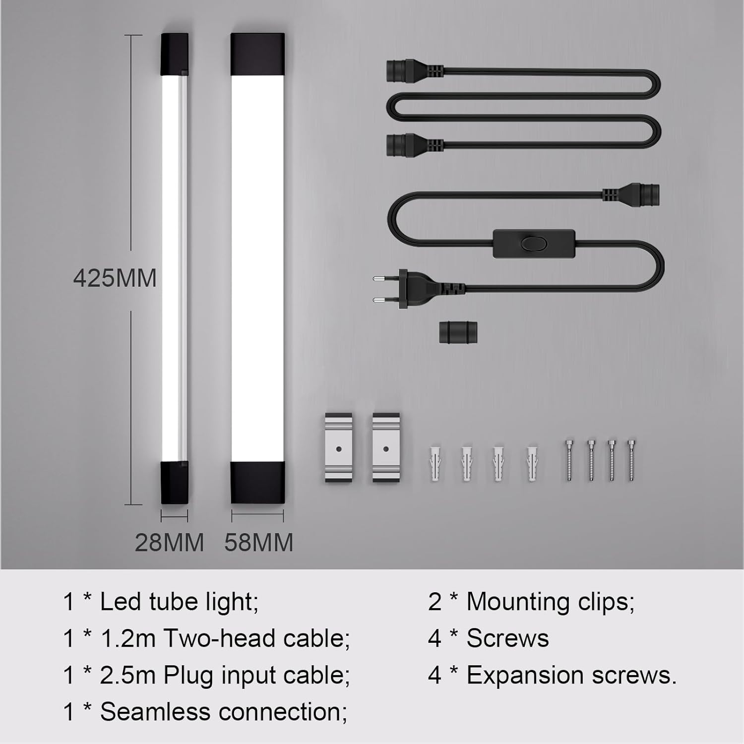 Luz LED ANTENLICHT para Garagem e Oficina – IP65 Impermeável