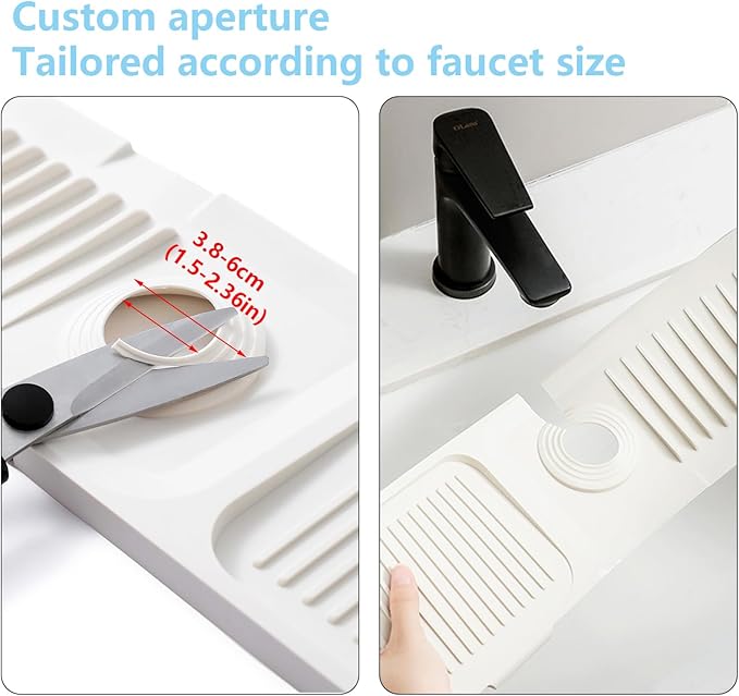 Tapete de Silicone para Torneira 45 x 14 cm