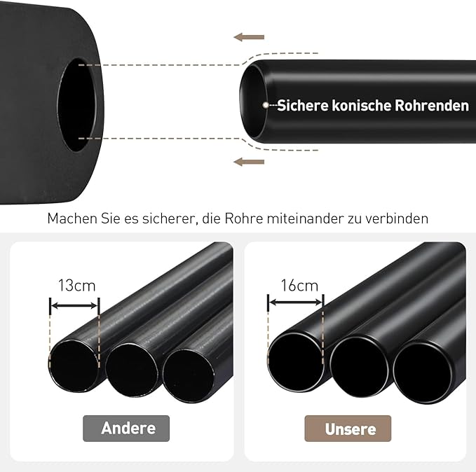 Roupeiro de Tecido com 4 Colunas, 170 x 45 x 175 cm