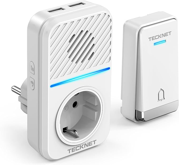 Campainha Sem Fios Autoalimentada 400m – IP65