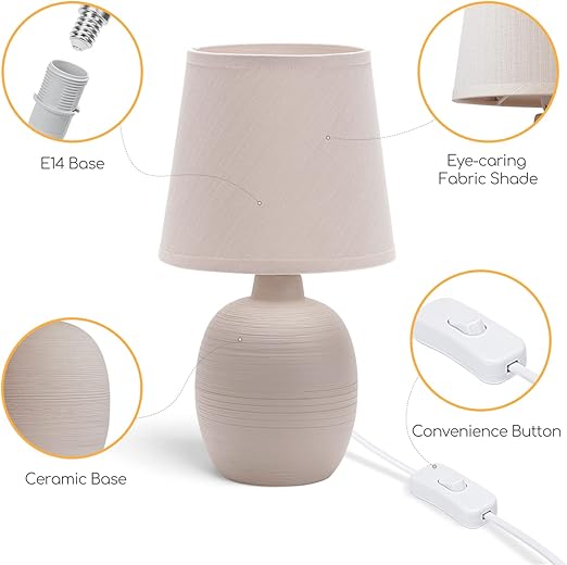 Lâmpada de Mesa base de Ceramica