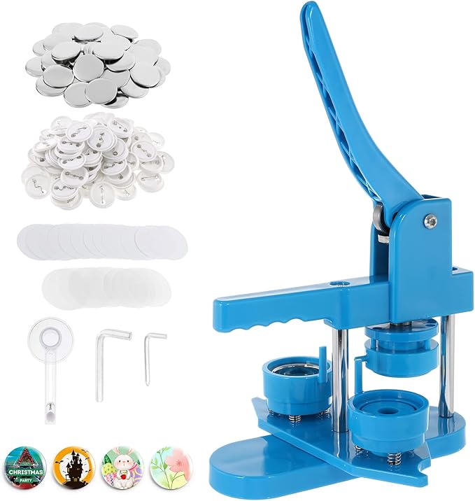 Máquina de Fazer Crachás Dyna-Living com 200 Acessórios