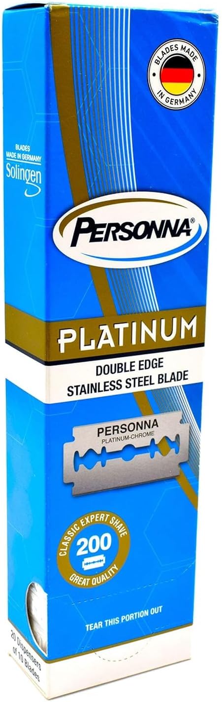 Pack 200 Lâminas de Barbear Personna Platinum