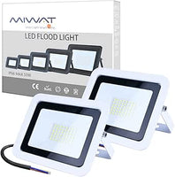 Conjunto 2 x 50W Focos LED Exterior IP68, 5000 Lumens