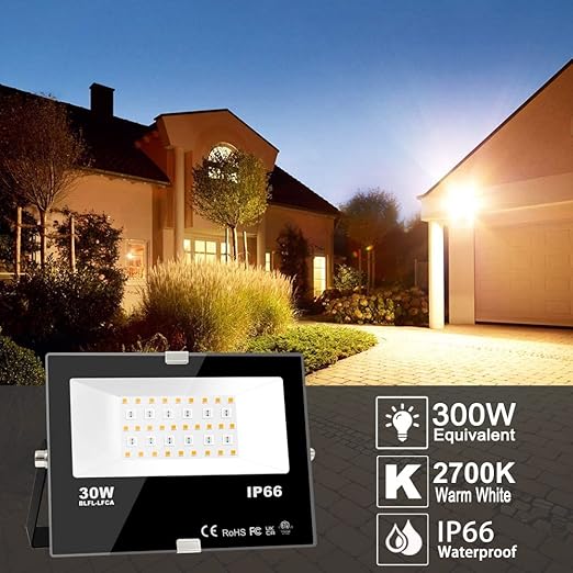 Conjunto de 2 Foco Projetor LED RGB Exterior 30W –  | 16 Milhões de Cores