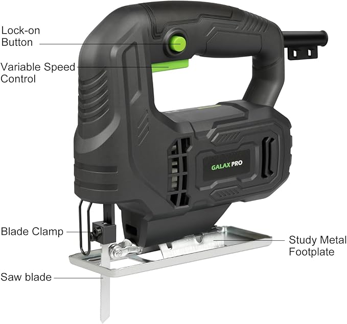Serra Tico-Tico 400W, 3000RPM, Corte em Ângulo ±45°