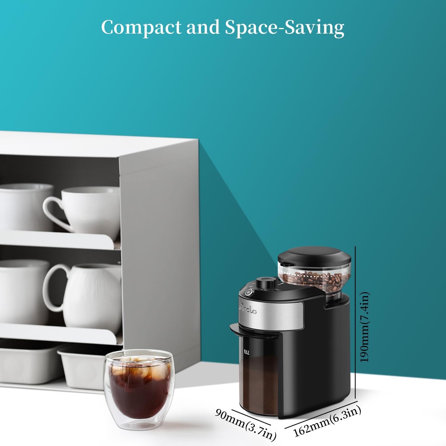 Moedor de Café Wancle com 28 Configurações de Moagem