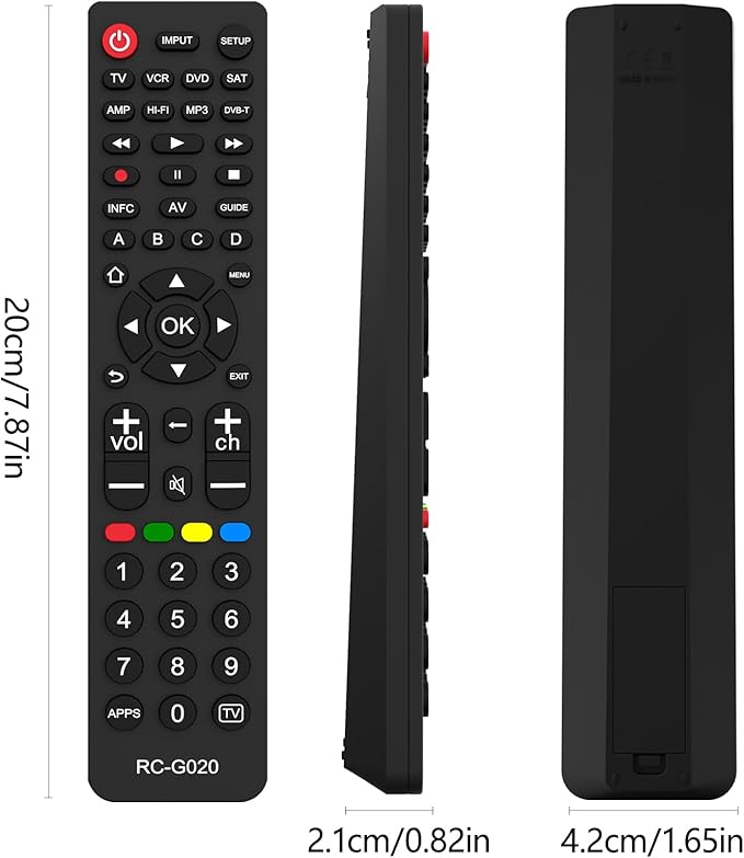 Comando Universal para TV e Multimédia – Compatível com Todas as Marcas
