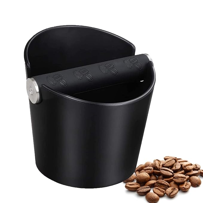 Caixa de Café Knock Box — Estilo Barista com Barra Metálica Removível