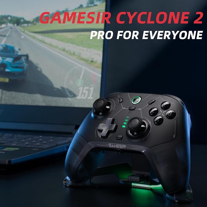 GameSir Cyclone 2 – Comando Sem Fios Multiplataforma (Bundle Shadow Black)