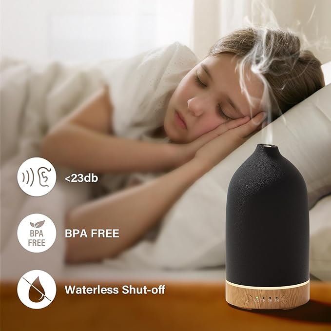 Difusor de Aromas em Cerâmica - Preto