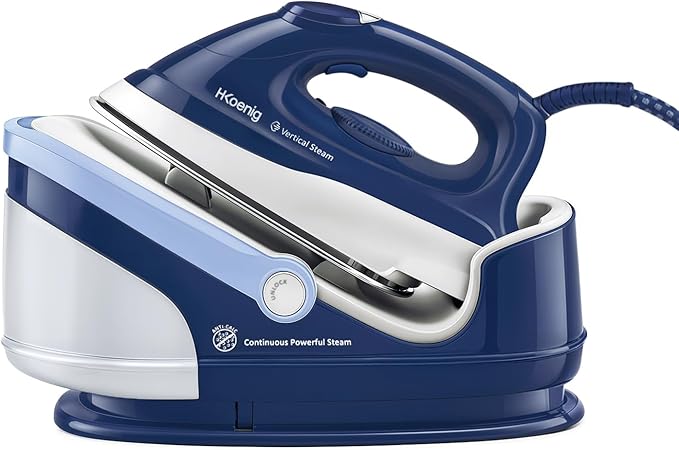 Ferro com Caldeira H.Koenig V5i 2400W – Vapor Contínuo e Depósito 1,7L