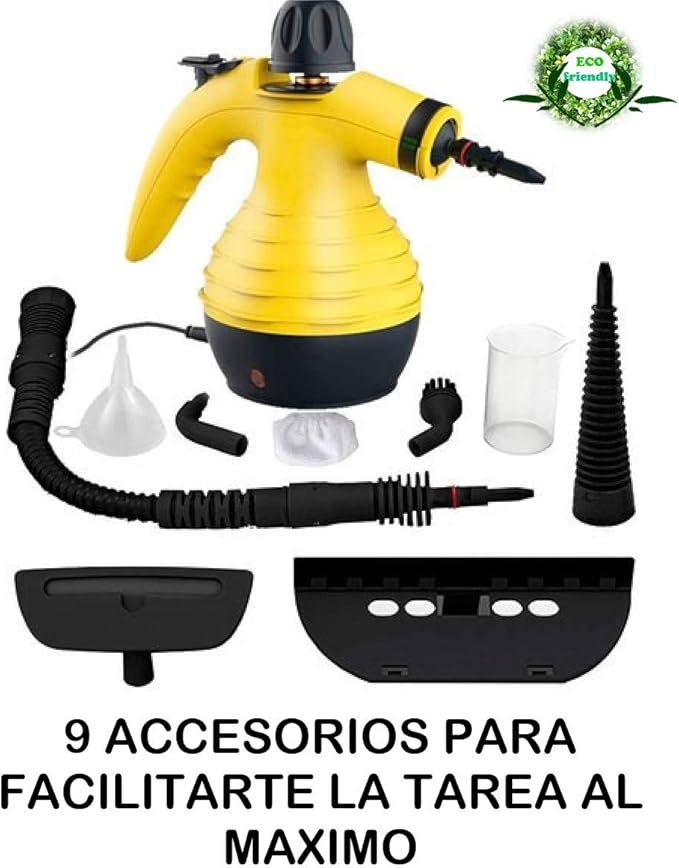Vaporizador Portátil Potente EV EFECTO VERMAI – Limpeza de Carros, Sofás, Cozinha e Vidros