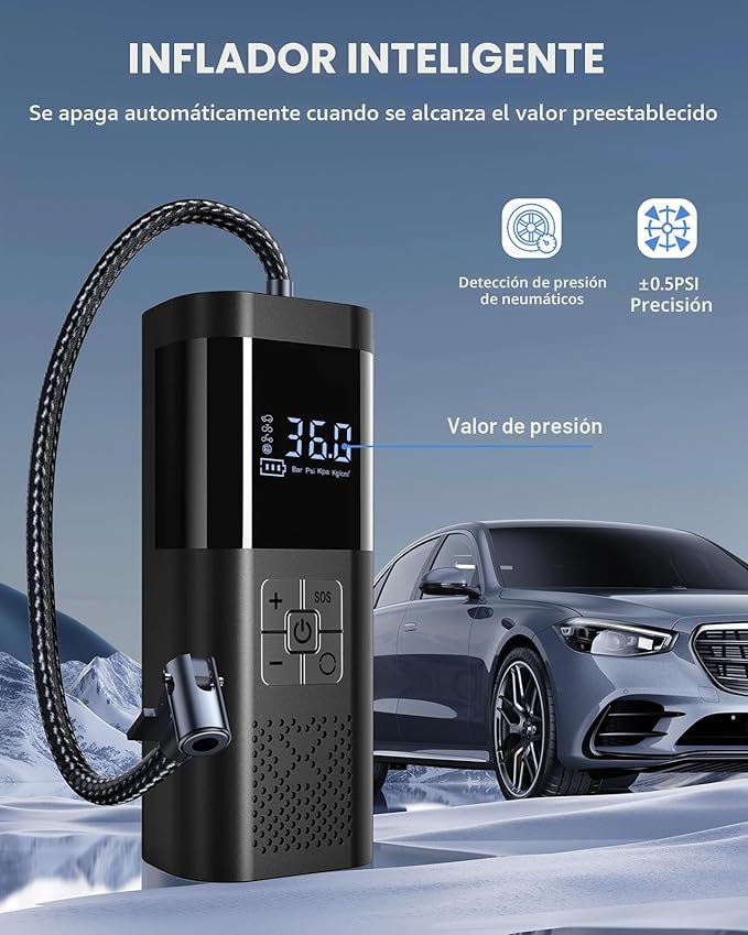 Compressor de Ar Portátil SERVOMASTER 150 PSI com Ecrã Digital