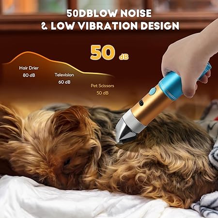 Máquina de Tosquia Profissional para Cães — CGOLDENWALL 400 W