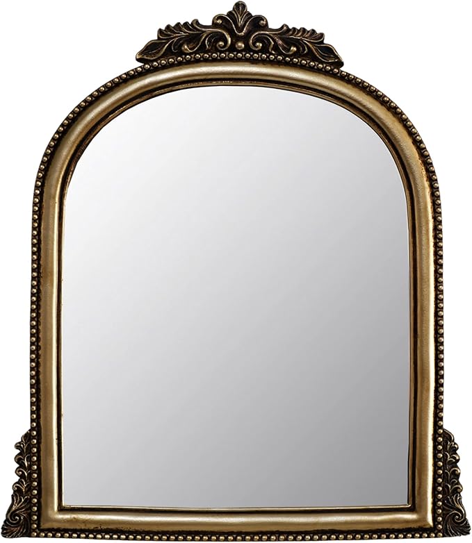 Espelho Decorativo OIGUMR Vintage Barroco Dourado 38x28 cm – Moldura Ornamental em Resina