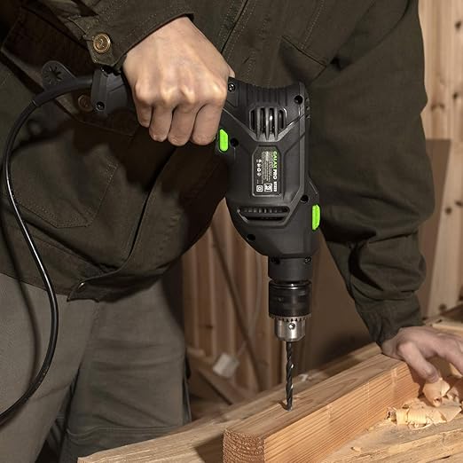 Berbequim de Impacto 600W, 3000RPM, Punho Giratório 360°, Mandril 13mm, Função 2 em 1