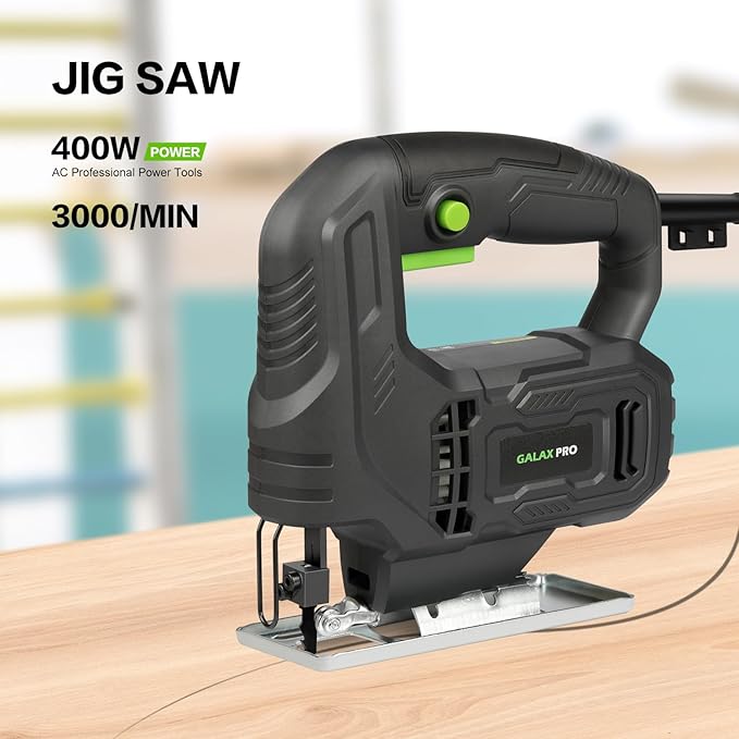 Serra Tico-Tico 400W, 3000RPM, Corte em Ângulo ±45°