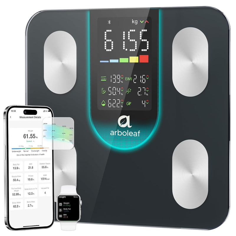 Balança Inteligente Bluetooth Arboleaf até 180 kg