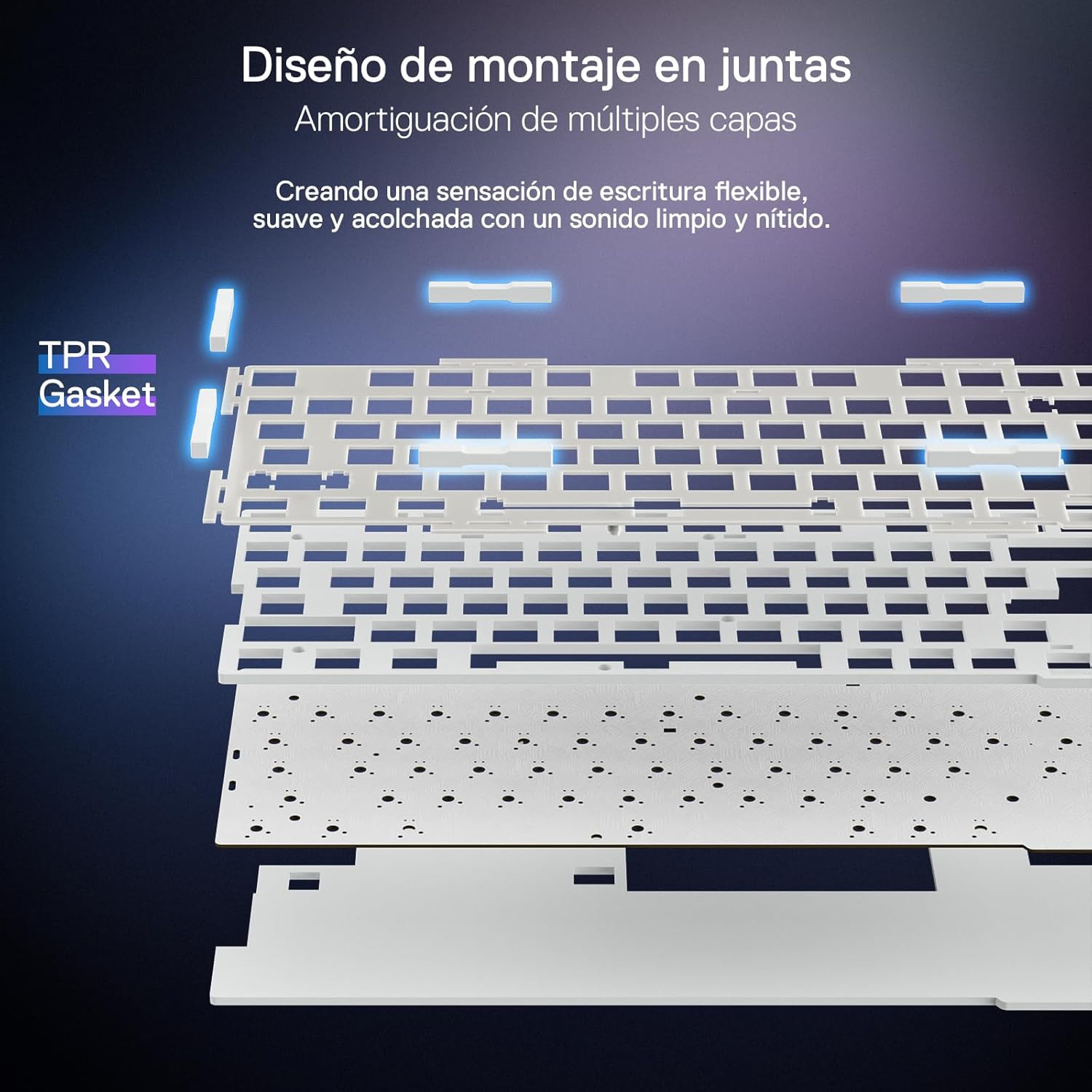 Teclado Mecânico Redragon K673 Pro RGB 75% QWERTY (Espanhol)