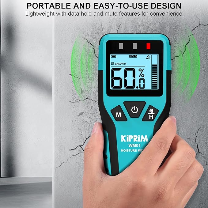 Medidor de Humidade Digital Sem Pinos Kiprim
