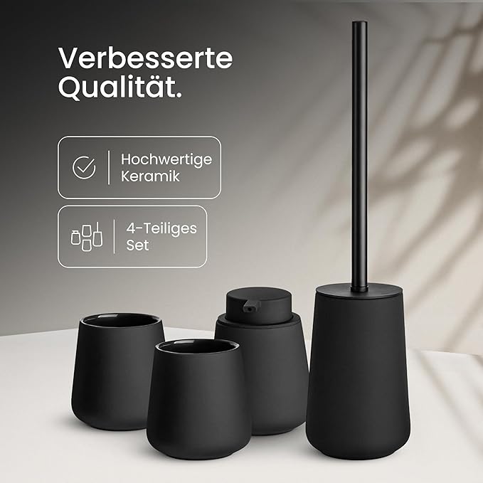 Conjunto de Casa de Banho Black Sweden Home