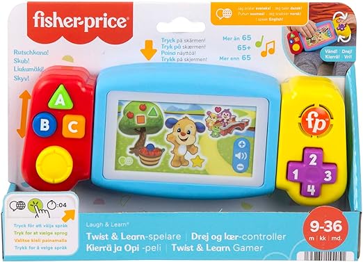 Fisher-Price Laugh & Learn — Consola Musical Educativa para Bebés (Não tem lingua portuguesa) - Ingles e Alemão